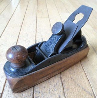 Vintage Stanley Liberty Bell 76 Wood Plane - Made In U.  S.  A.