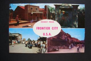 627) Oklahoma City Ok Frontier City Usa Jail Undertaker Gun Battle 1962