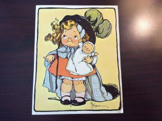 Jumbo Postcard Dolly Dingle Featuring Artwork Of Grace Drayton Campbell 