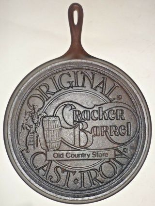 Cracker Barrel Old Country Store,  Cast Iron 10 1/2 " Round Griddle