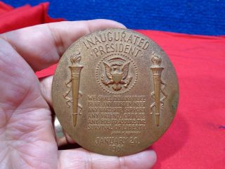 1961 John F.  Kennedy Inauguration Medal.  BOX - H 2