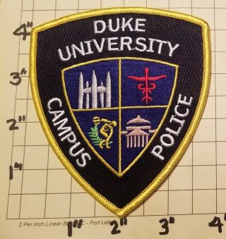 Duke University (nc) Campus Police Department Patch