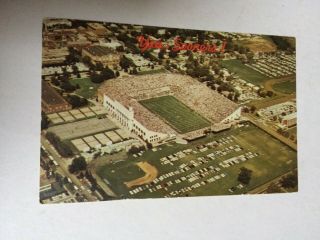 Vintage Chrome Postcard,  Owen Stadium,  University Of Oklahoma,  Norman Ok,  1975