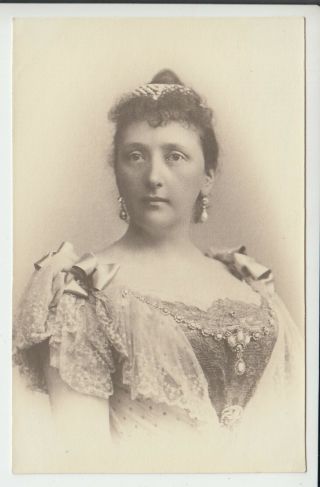 Duchess Marie Of Mecklenburg Schwerin,  Née Pss To Windisch Grätz Rare Photo