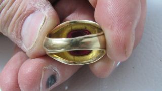 Heavy (10.  2g) 10K Yellow Gold Loyal Order of Moose Lodge LEGION Ring Size 11 5