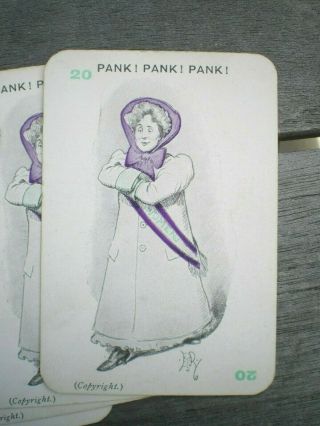 SUFFRAGE VOTES FOR WOMEN PANKO CARDS GAME FULL DECK PANKHURST 6