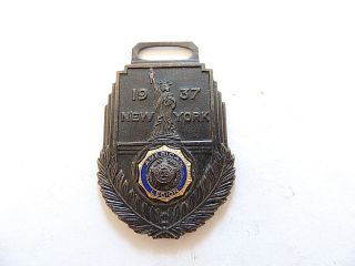 Vintage 1937 Classic " American Legion " York City Medal/fob