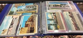 Postcard Album With 67 Postcards From Las Vegas And Other Locations In Nevada
