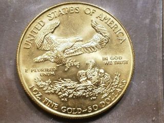 1994 $50 American Eagle Gold Coin 1 Ounce Fine Gold UNCIRCULATED UNC 11