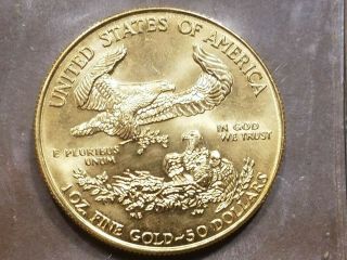 1994 $50 American Eagle Gold Coin 1 Ounce Fine Gold UNCIRCULATED UNC 4