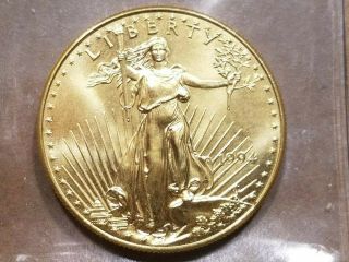 1994 $50 American Eagle Gold Coin 1 Ounce Fine Gold UNCIRCULATED UNC 8