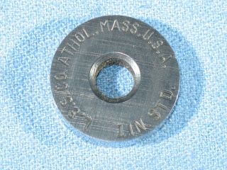 Vintage L.  S.  Starrett 1 Inch Round Micrometer Standard