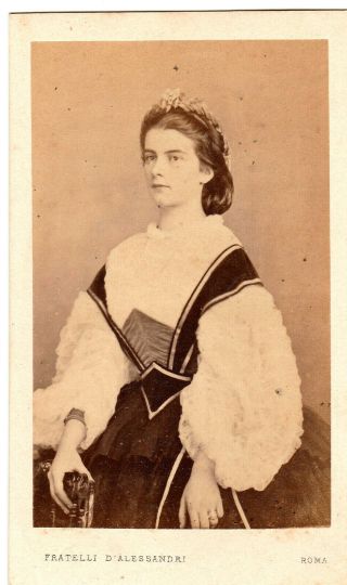 Royalty - Maria Sophia,  Queen Of The Two Sicilies - 1865 Alessandri - Rare