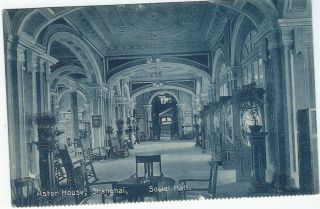 China 1910 - 20s Astor House Shanghai,  Social Hall Postcard