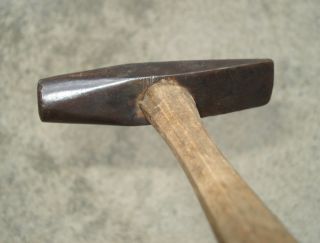 SIX SIDED MINI HAMMER VINTAGE 4 Ounce Total Weight Antique Head Wood Handle Old 4