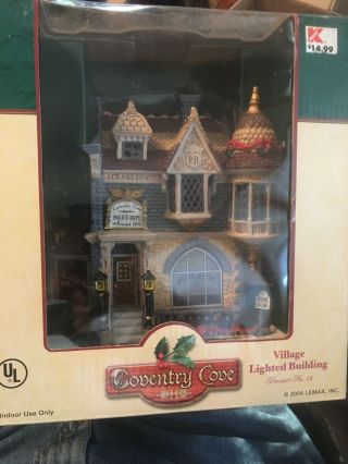 2004 Coventry Cove Police Porcelain Lighted House