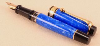 Aurora Mare Limited Edition Fountain Pen,  18k Extra Fine Nib,  Appears