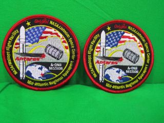 Awesome Orbital Antares A - One Mission Patches
