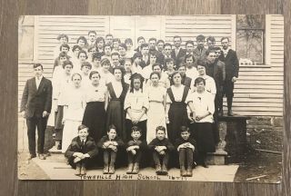 Townville High School Real Picture Post Card ‘16 & ‘17 1916?