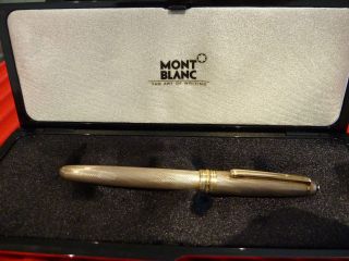 MONTBLANC STERLING SILVER MEISTERSTUCK SOLITAIRE FOUNTAIN PEN 3