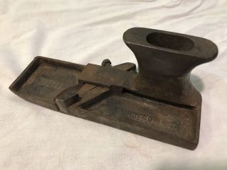 Antique All Metal Rabbet Plane By R.  Hoe & Co.  No.  P257 - 1 Complete &