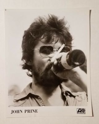 John Prine - Vintage Record Label Photo - 1970 Atlantic Records