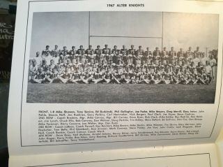 1960 ' s Alter High School vs Carroll Football Program Dayton Ohio 2