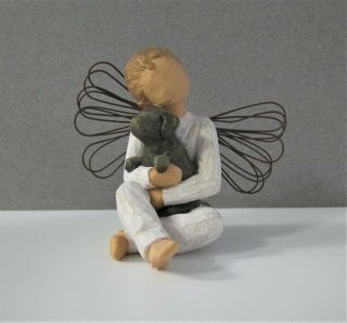 Willow Tree Angel Of Comfort - Boy With Dog W/box