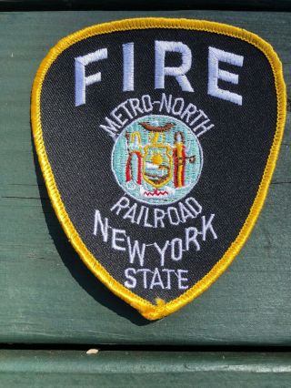 York State Metro - North Commuter Railroad Fire Patch