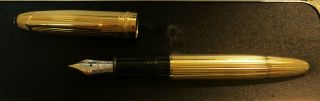 Montblanc Meisterstuck Gold Vermeil LeGrand 146 Pinstripe Fountain Pen 5