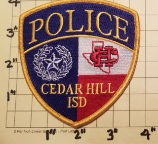 Cedar Hill Isd (tx) Police Department Patch