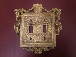 Virginia Metalcrafters Brass Double Switch Plate Vm 24 - 18