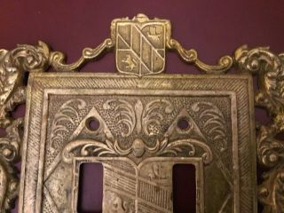 Virginia Metalcrafters Brass Double Switch Plate VM 24 - 18 3