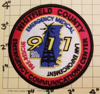 Whitfield County (dalton,  Ga) 911 Emergency Communications Center Patch