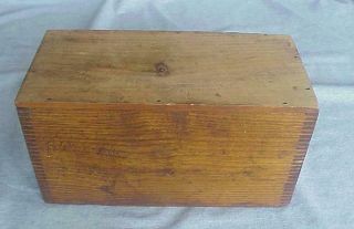 Vintage Stanley No.  45 Plane Wood Box with Cover & Label 8