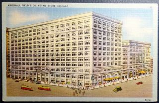 Postcard Marshall Field & Co.  