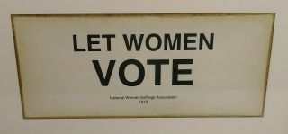 1909 Framed Dunston - Weiler Women ' s Suffrage Postcards Votes For Women 5