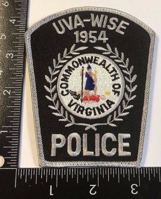The University of Virginia ' s College at Wise Police Department Cloth Patch 2