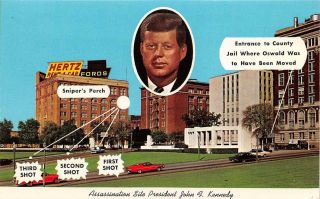 Dallas Tx 1969 Assassination Site Of President John F Kennedy On 11/22/1963 486