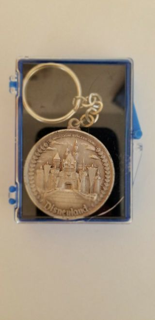 Vintage Disneyland Coin Key Chain.