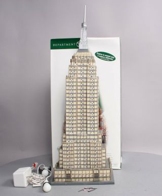 Dept 56 56.  59207 " Christmas In The City " Illuminated Empire State Building - Rar