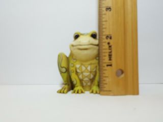 Jim Shore Frog Figurine Mini Heartwood Creek 2.  25 