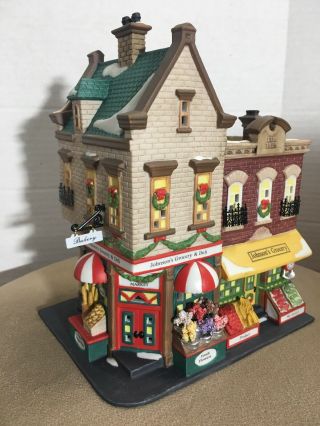 Dept 56 Heritage Village Christmas In The City Johnson’s Grocery & Deli 58886