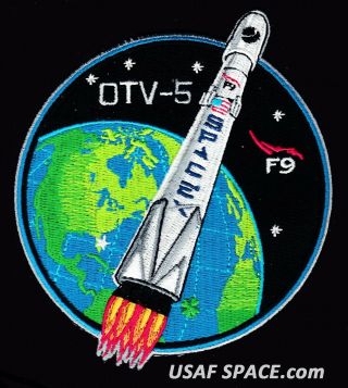 Otv - 5 - Spacex Falcon 9 - X - 37 - B Usaf Dod Space Plane Mission Patch