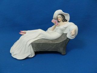 1937 Parfum De Fieurs 1984 Icart Ltd Ed Porcelain Lady Figure Figurine