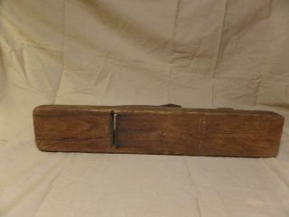 Antique Stanley Bailey No.  27 1/2 Transitional Wood Bottom Jack Plane Type 14 A6 3