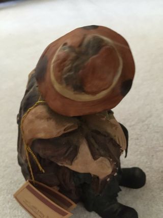 Flambro vintage Emmett Kelly Jr.  figurine (The Thinker) with tags,  cond 2