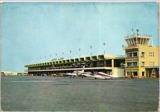 Beira Airport Mozambique Moçambique Cherokee Airplane Aviation Old Postcard