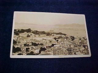 Orig Chinese Real Photo Postcard Hong Kong C 1932