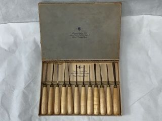 Henry Taylor,  Sheffield 12pc Wood Carving Tools No.  3
